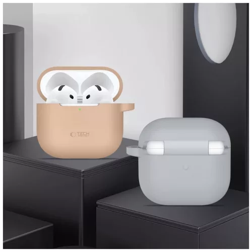 Tech-Protect Silicone Hook tok Apple AirPods 4 készülékhez Fekete