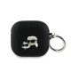 Karl Lagerfeld tok fekete KLA4PGKCPK Apple Airpods 4 készülékhez