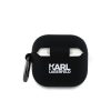 Karl Lagerfeld tok fekete KLA4RUNCHK Apple Airpods 4 készülékhez