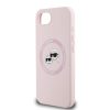 Karl Lagerfeld MagSafe tok pink KLHMPSE4SKCHTCP Apple Iphone 16e készülékhez