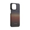Pitaka Tactile Woven tok SUNSET Apple iPhone 15 Pro Max készülékhez - MagSafe rögzítéssel (KI1501SUM)