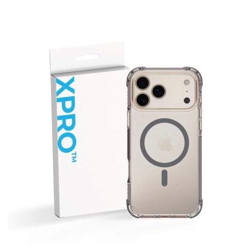 XPRO™ Hybrid Armor MagSafe szilikon tok Apple iPhone 15 Pro Max készülékhez SZÜRKE