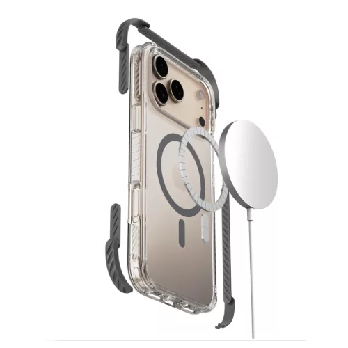 XPRO™ Hybrid Armor MagSafe szilikon tok Apple iPhone 16 Pro Max készülékhez SZÜRKE