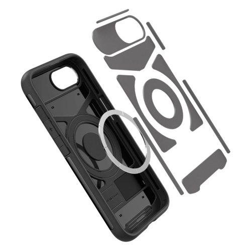 SPIGEN SLIM ARMOR MAG MAGSAFE iPhone 16E készülékhez tok fekete