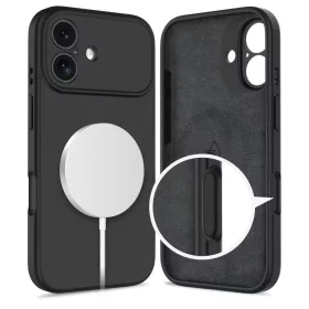   TECH-PROTECT szilikon tok MagSafe iPhone 17 készülékhez fekete