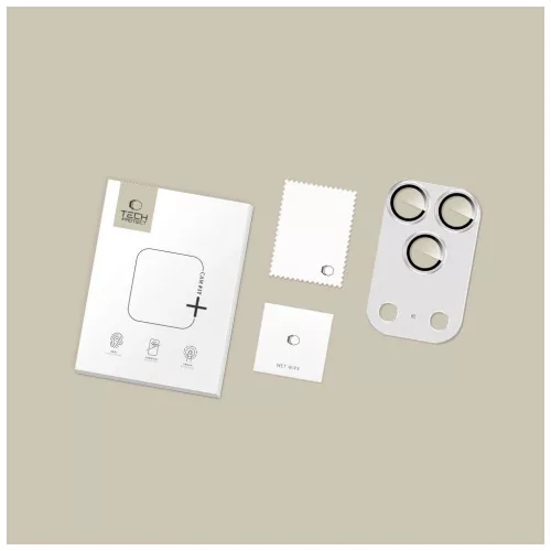 TECH-PROTECT CAMFULL FIT+ IPHONE 17 PRO készülékhez kamera tok ezüst -