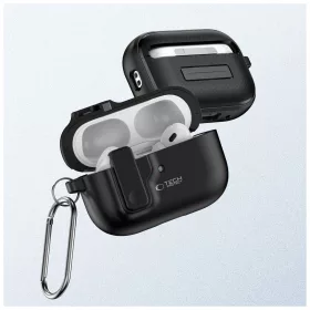   TECH-PROTECT SLIM HOOK APPLE AIRPODS PRO 1/2 készülékhez tok fekete