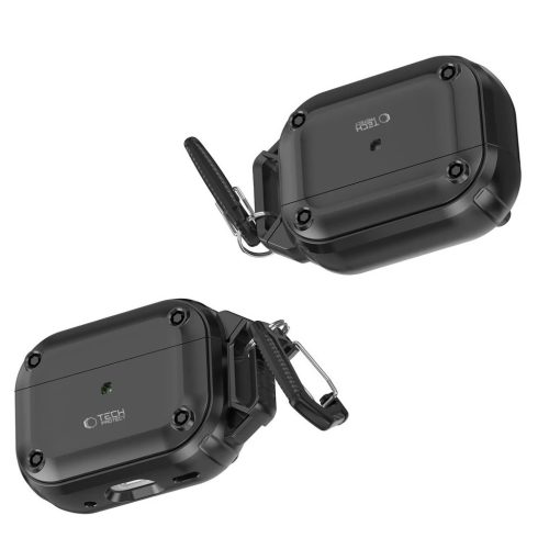 TECH-PROTECT ROUGH HOOK APPLE AIRPODS PRO 1/2 készülékhez tok – fekete