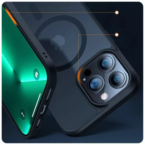TECH-PROTECT MAGMAT MAGSAFE iPhone 15 Pro készülékhez tok – matt titán