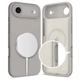   TECH-PROTECT szilikon MagSafe tok iPhone Air készülékhez kőszürke