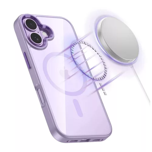 TECH-PROTECT MAGMAT MAGSAFE iPhone 17 készülékhez tok levendula/átlátszó