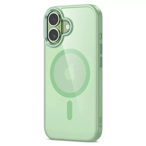 TECH-PROTECT MAGMAT MAGSAFE iPhone 17 készülékhez tok zsálya/átlátszó -