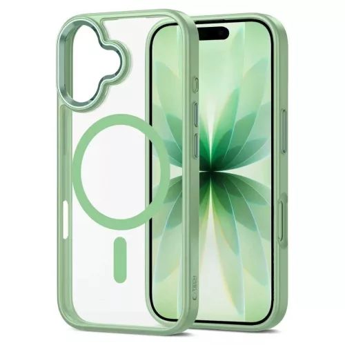 TECH-PROTECT MAGMAT MAGSAFE iPhone 17 készülékhez tok zsálya/átlátszó -