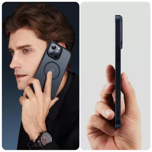 TECH-PROTECT MAGMAT MAGSAFE tok iPhone 15 Pro készülékhez, matt fekete