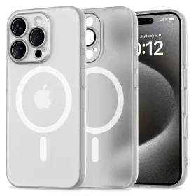   TECH-PROTECT MAGSLIM MAGSAFE iPhone 16 Pro készülékhez tok, matt fehér