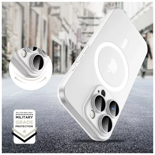 TECH-PROTECT MAGSLIM MAGSAFE iPhone 16 Pro készülékhez tok, matt fehér