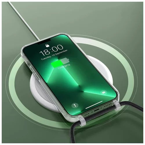 TECH-PROTECT FLEXAIR CHAIN MAGSAFE iPhone 15 Pro készülékhez tok fekete & bézs