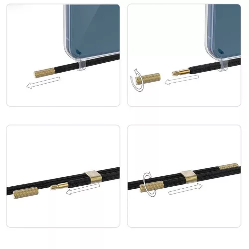 TECH-PROTECT FLEXAIR CHAIN MAGSAFE iPhone 15 Pro készülékhez tok fekete & bézs