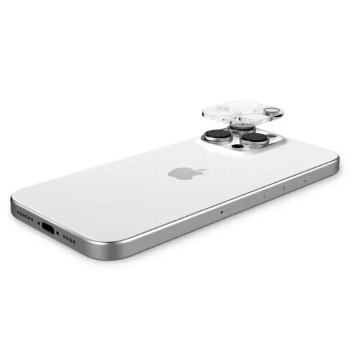 SPIGEN OPTIK.TR kameravédő 2-PACK iPhone 14 Pro / Max / 15 Pro / Max / 16 Pro / Max készülékhez CRYSTAL CLEAR