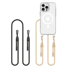   TECH-PROTECT FLEXAIR CHAIN MAGSAFE iPhone 16 Pro Max készülékhez tok fekete & taupe