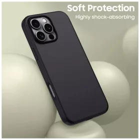   TECH-PROTECT SILICONE MAGSAFE iPhone 16 Pro készülékhez tok matt fekete
