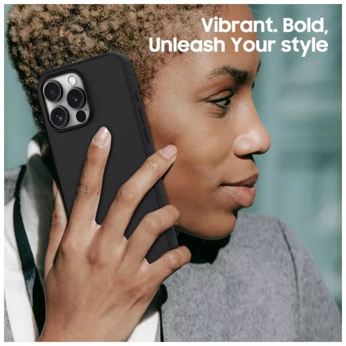 TECH-PROTECT SILICONE MAGSAFE iPhone 16 Pro készülékhez tok matt fekete