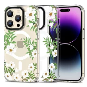   TECH-PROTECT MAGMOOD MAGSAFE iPhone 15 Pro tok készülékhez SPRING DAISY