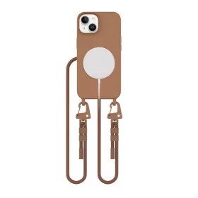   TECH-PROTECT MAGNECKLACE MAGSAFE iPhone 14 készülékhez tok csokoládébarna