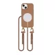 TECH-PROTECT MAGNECKLACE MAGSAFE iPhone 14 készülékhez tok csokoládébarna