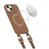 TECH-PROTECT MAGNECKLACE MAGSAFE iPhone 14 készülékhez tok csokoládébarna