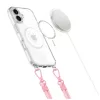 TECH-PROTECT FLEXAIR CHAIN MAGSAFE iPhone 16 tok készülékhez szürke & rózsaszín