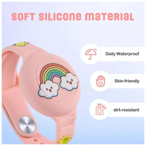 TECH-PROTECT SMOOTH FOR KIDS 2 db AirTag tok APPLE AIRTAG 1/2 készülékhez színes