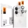 SPIGEN OPTIK PRO GLAS.TR “EZ FIT” kameravédő 2-csomag, iPhone 16 / 16 Plus / 17 készülékhez, ezüst