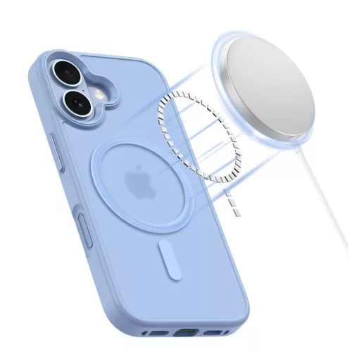 TECH-PROTECT MAGMAT MAGSAFE iPhone 17 készülékhez tok MATTE MIST kék
