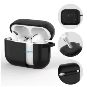   TECH-PROTECT Szilikon kampó Apple AirPods Pro 1/2 készülékhez poros rózsaszín