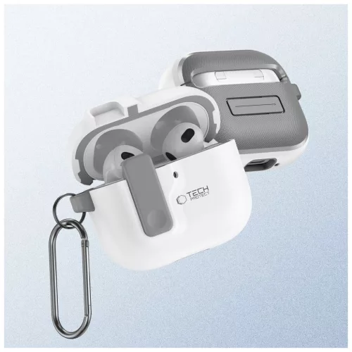 TECH-PROTECT Slim Hook tok Apple AirPods 4 készülékhez fehér