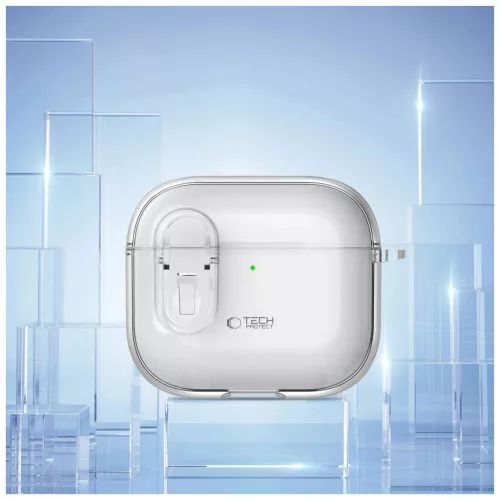 TECH-PROTECT SLIM HOOK APPLE AIRPODS 4 készülékhez átlátszó