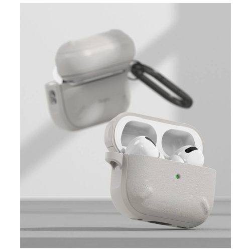 RINGKE ONYX APPLE AIRPODS PRO 1 / 2 készülékhez tok meleg szürke