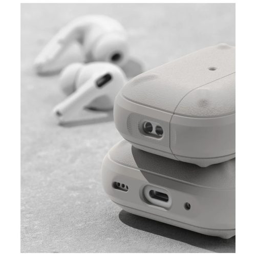 RINGKE ONYX APPLE AIRPODS PRO 1 / 2 készülékhez tok meleg szürke
