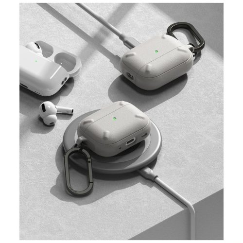 RINGKE ONYX APPLE AIRPODS PRO 1 / 2 készülékhez tok meleg szürke