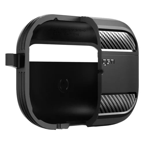 SPIGEN RUGGED ARMOR Apple AirPods Pro 1/2 tok készülékhez matte fekete