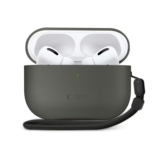 TECH-PROTECT NATURALFIT APPLE AIRPODS PRO 3 készülékhez tok olívzöld