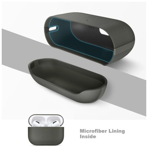 TECH-PROTECT NATURALFIT APPLE AIRPODS PRO 3 készülékhez tok olívzöld