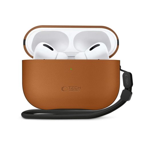 TECH-PROTECT NATURALFIT APPLE AIRPODS PRO 3 tok készülékhez – barna