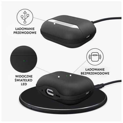 TECH-PROTECT NATURALFIT APPLE AIRPODS PRO 3 készülékhez tok fekete