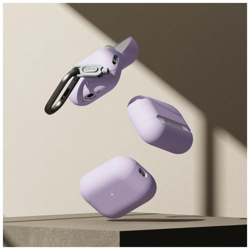 Ringke Silicone Apple AirPods Pro 3 készülékhez tok világos lila