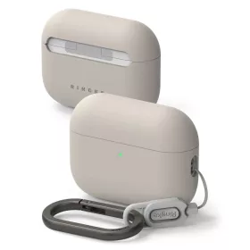   RINGKE Silicone tok Apple AirPods Pro 3 készülékhez kőszürke