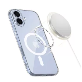   TECH-PROTECT FlexAir MagSafe iPhone 17 tok készülékhez átlátszó