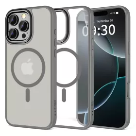   TECH-PROTECT MAGEDGE MAGSAFE iPhone 16 Pro Max készülékhez tok titán/lövedékszürke