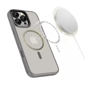   TECH-PROTECT MAGEDGE MAGSAFE iPhone 16 Pro Max készülékhez tok titán/lövedékszürke